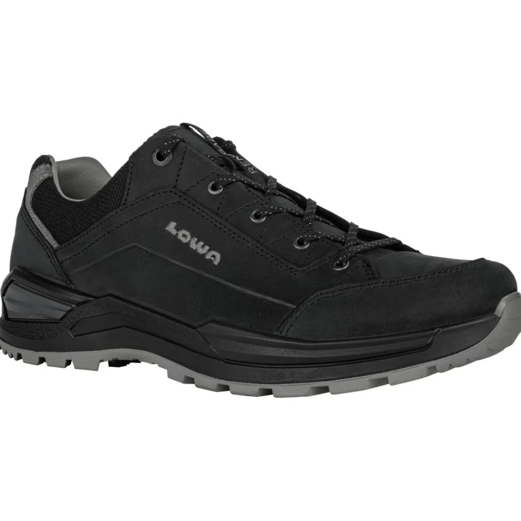 Lowa Renegade Evo LL Lo wandelschoenen heren black grey< Wandelen|Wandelschoenen