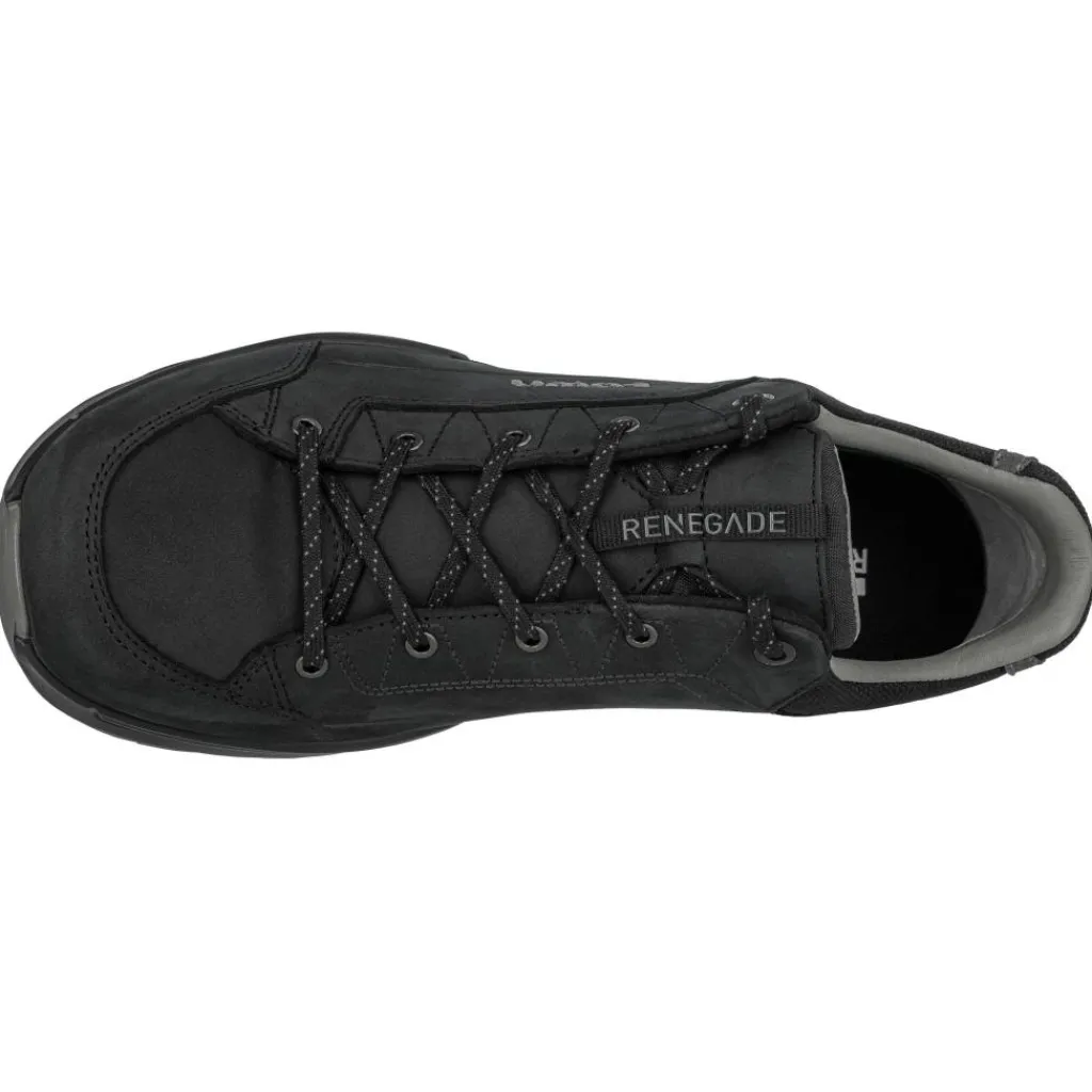 Lowa Renegade Evo LL Lo wandelschoenen heren black grey< Wandelen|Wandelschoenen