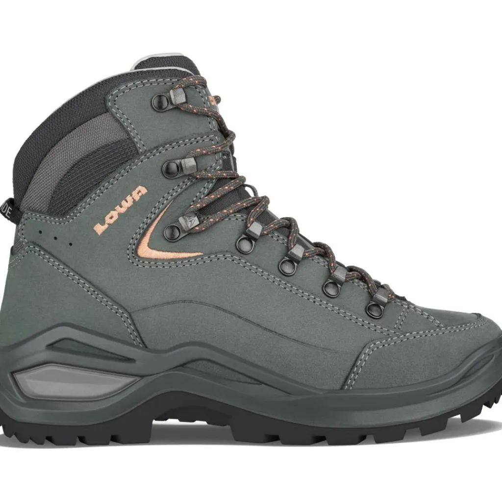 Lowa Renegade Evo LL Mid Ws wandelschoenen dames graphite apricote< Wandelen|Wandelschoenen
