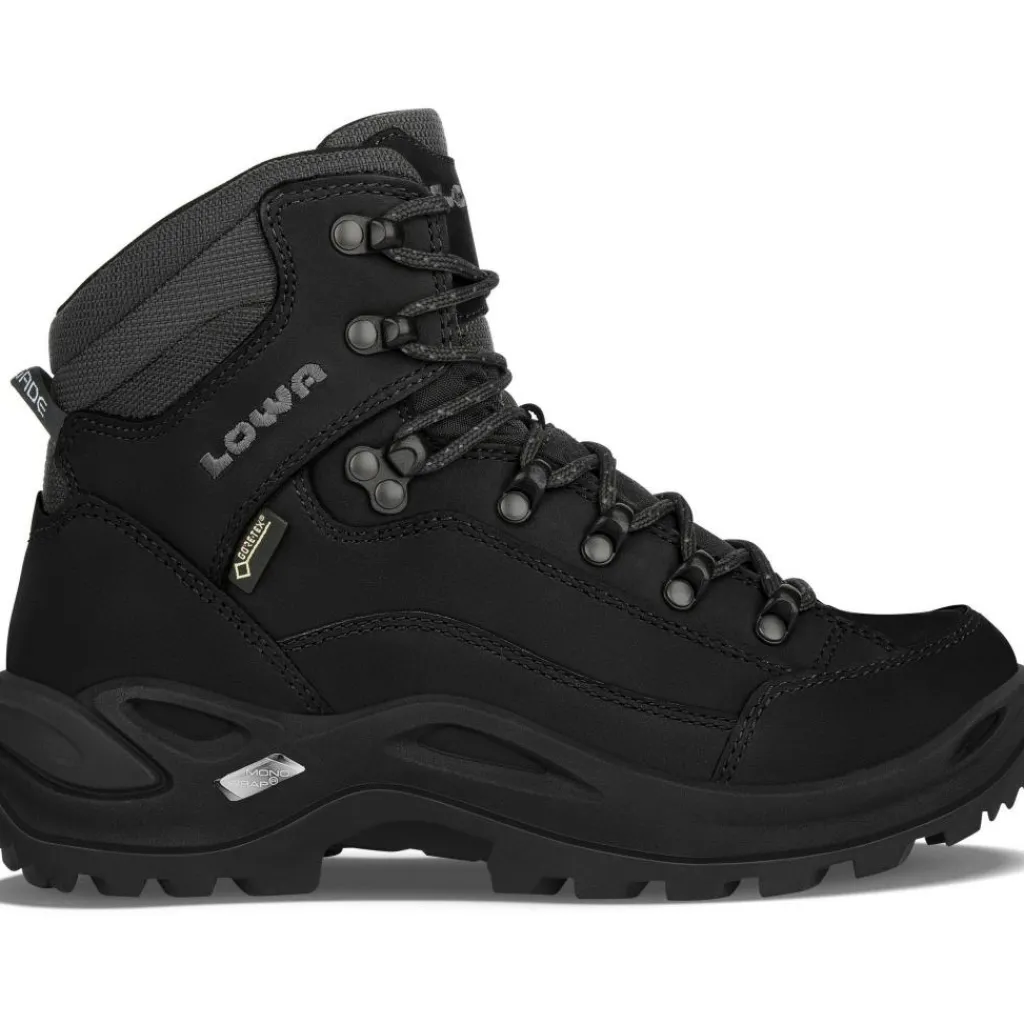Wandelen|Wandelschoenen-Lowa Renegade GTX Mid Ws wandelschoenen dames deep black