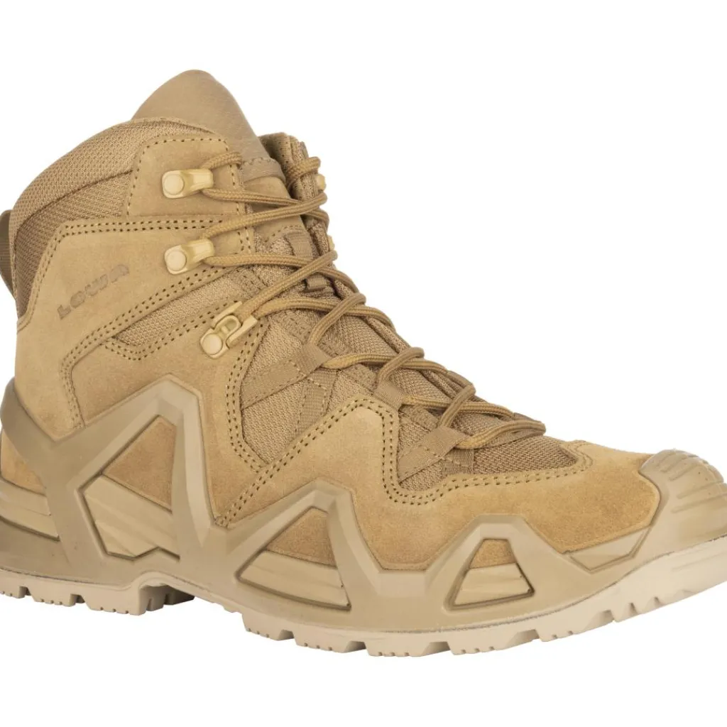 Wandelen|Wandelschoenen-Lowa Zephyr MK2 Mid coyote-op wandelschoenen heren beige