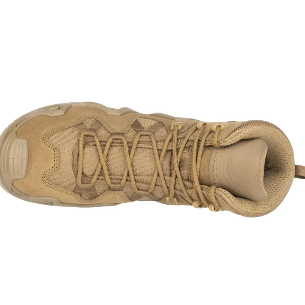 Wandelen|Wandelschoenen-Lowa Zephyr MK2 Mid coyote-op wandelschoenen heren beige