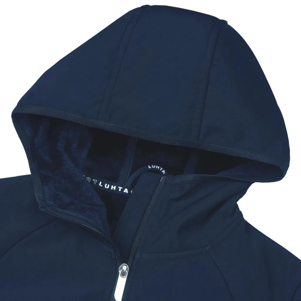 Luhta Annikkala softshell jas dames dark blue< Outdoor Jack