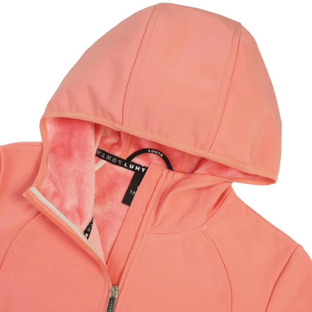 Outdoor Jack-Luhta Annikkala softshell jas dames abricot