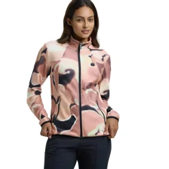 Luhta Auttoinen fleece vest dames abricot< Ski Vesten|Wintersport