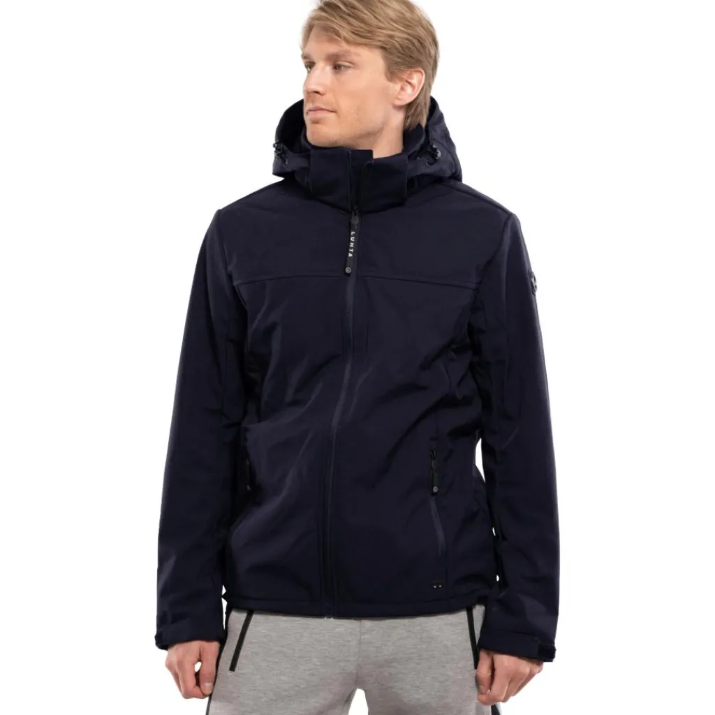 Outdoor Jack-Luhta Edis softshell jas heren blue