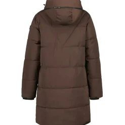 Luhta Eisele parka outdoor jack dames dark brown< Outdoor Jack