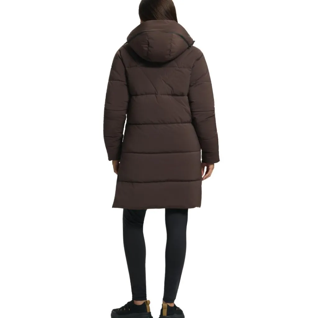 Luhta Eisele parka outdoor jack dames dark brown< Outdoor Jack