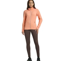 Ski Vesten|Wintersport-Luhta Engelsby vest dames abricot