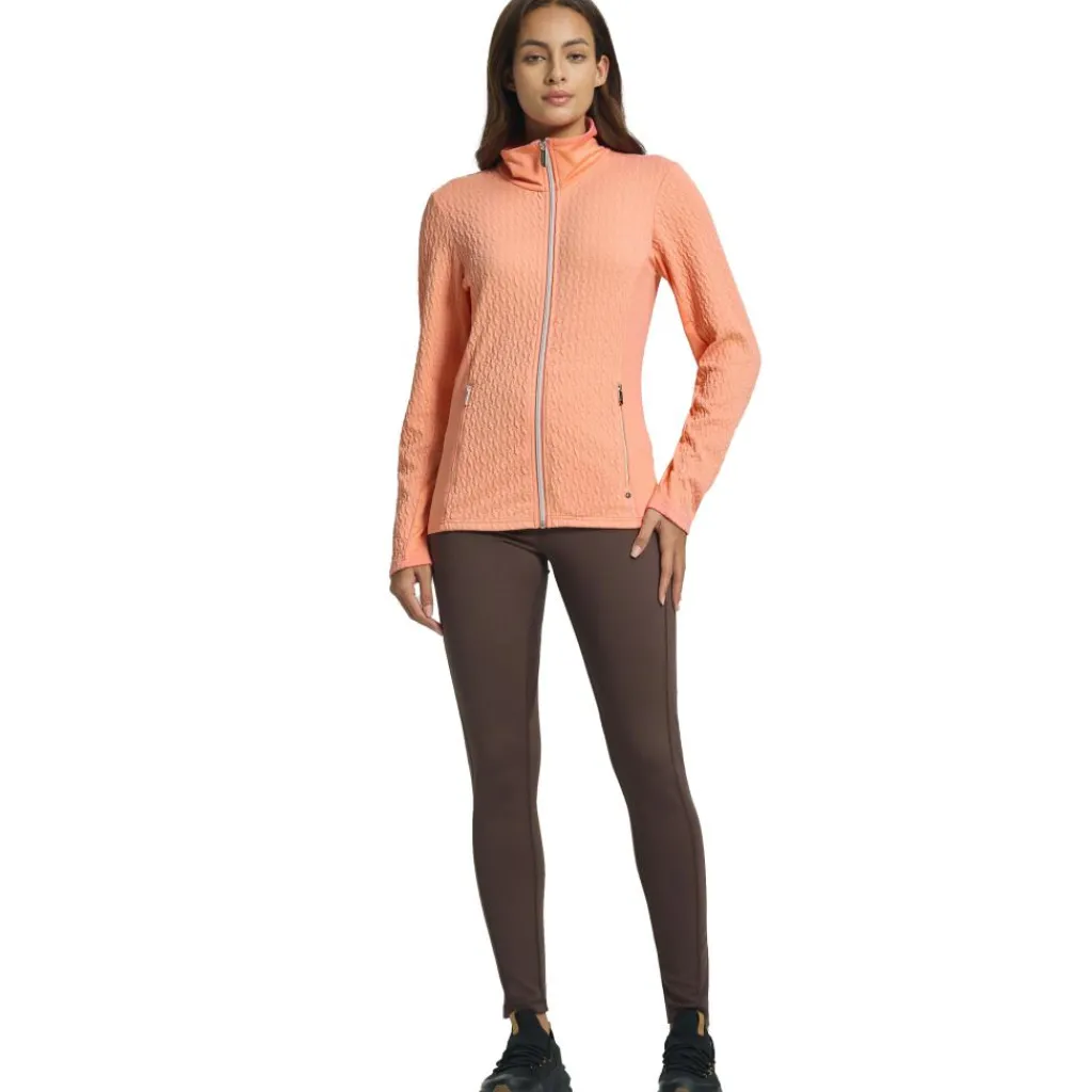 Ski Vesten|Wintersport-Luhta Engelsby vest dames abricot