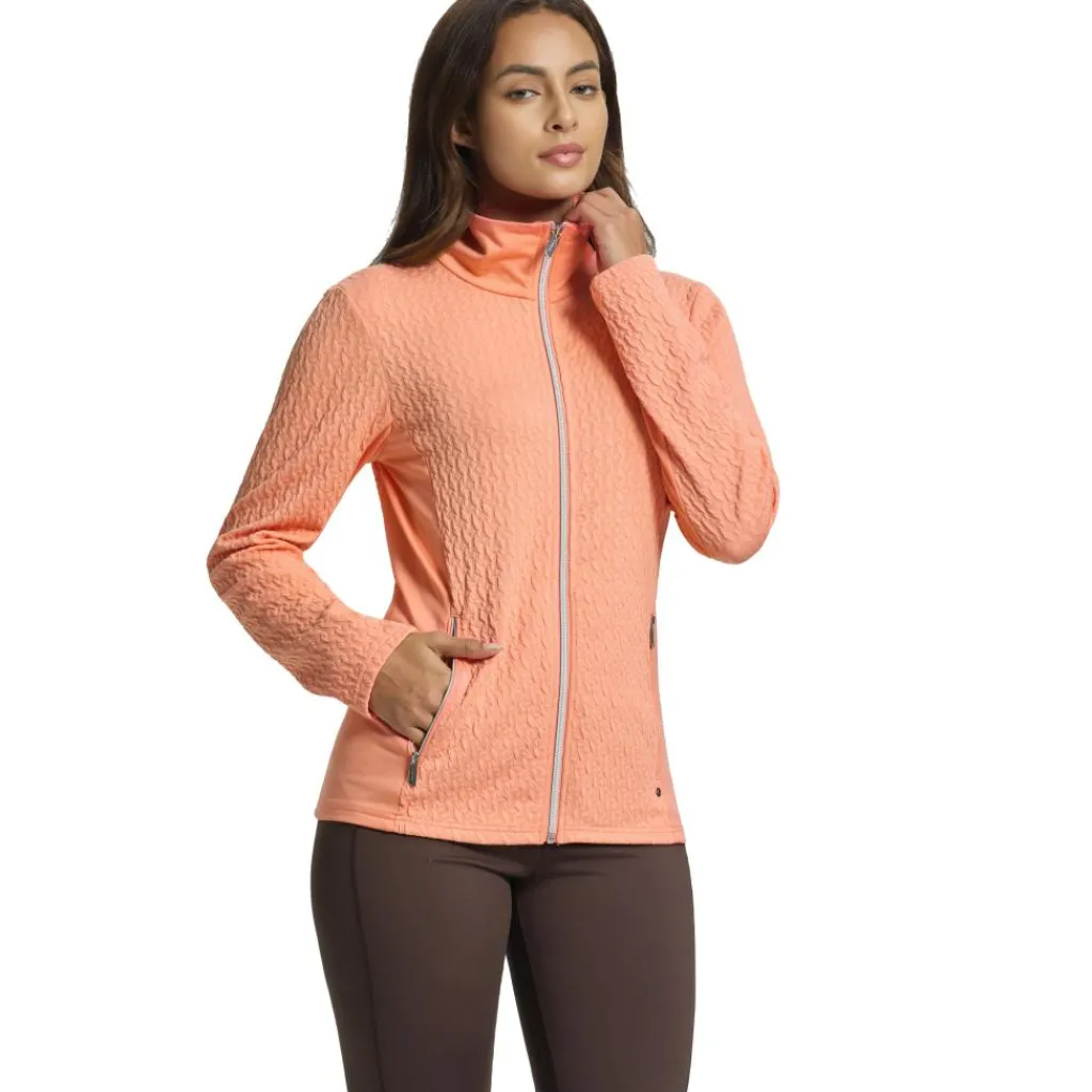 Ski Vesten|Wintersport-Luhta Engelsby vest dames abricot