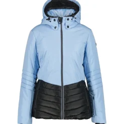 Luhta Halkis winterjas dames light blue< Ski Jassen|Wintersport