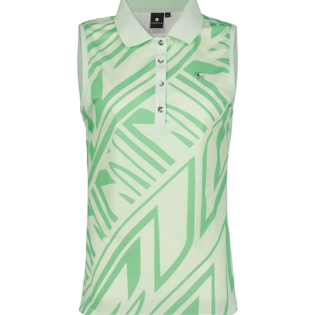 Shirts, Polo's & Blouses-Luhta Henttola polo dames aloe