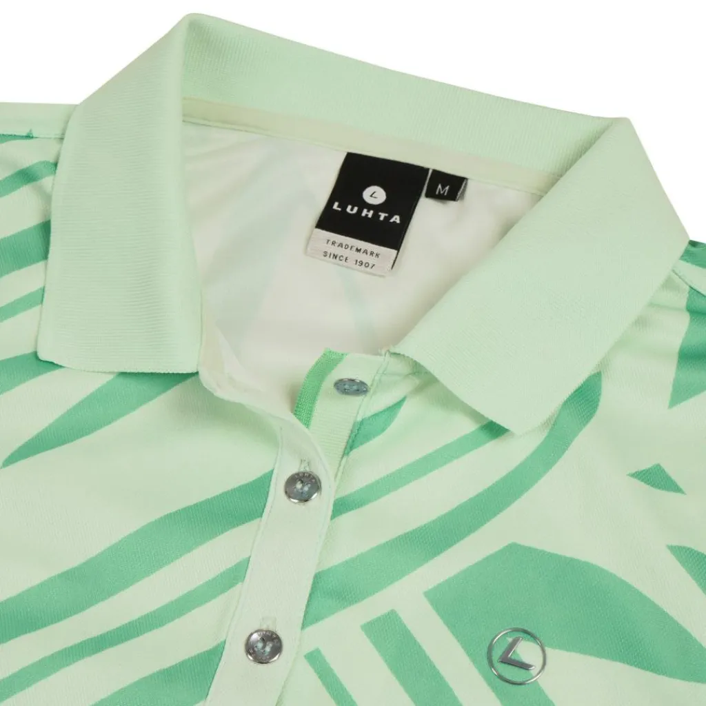 Shirts, Polo's & Blouses-Luhta Henttola polo dames aloe