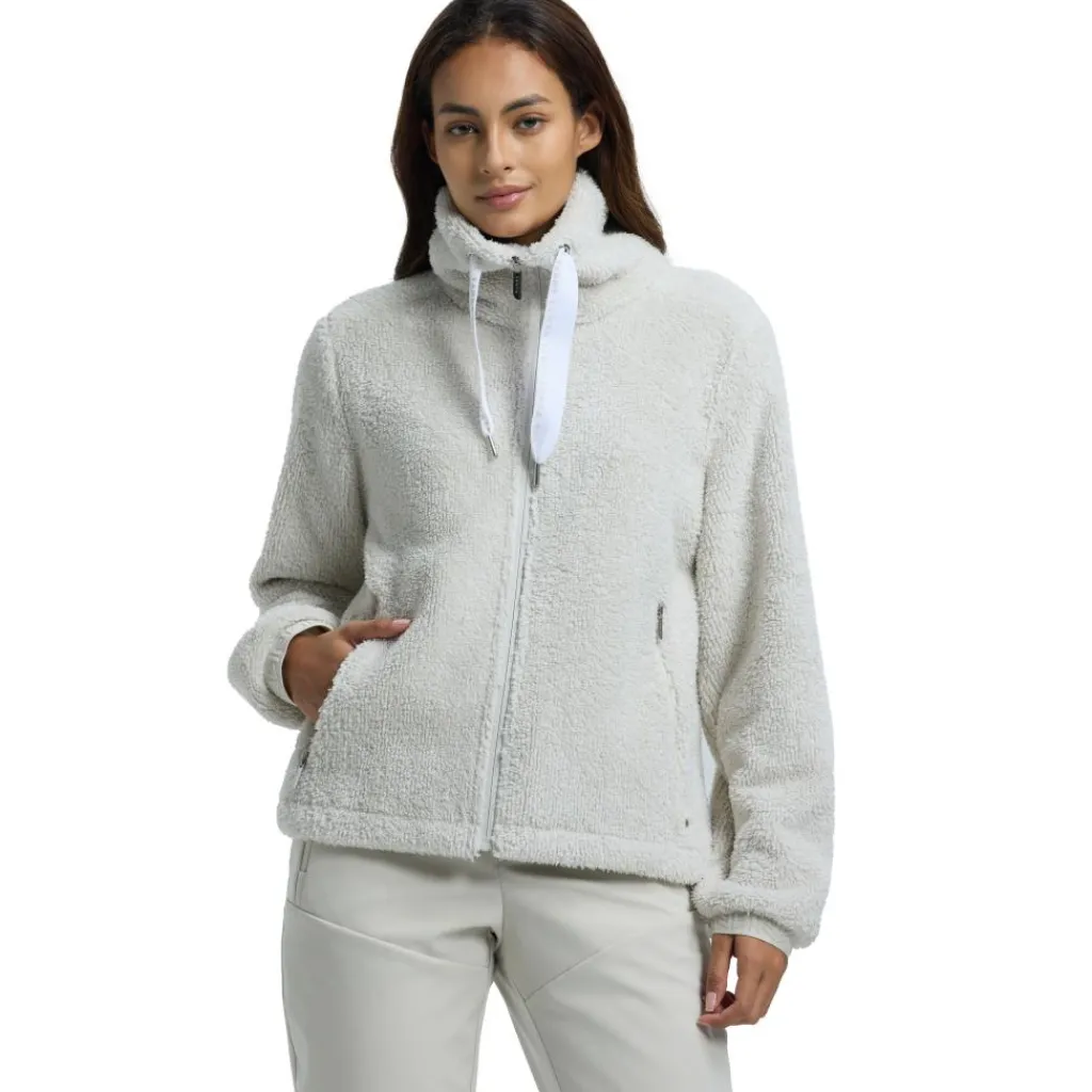 Luhta Iissalo fleece vest dames powder< Ski Vesten|Wintersport