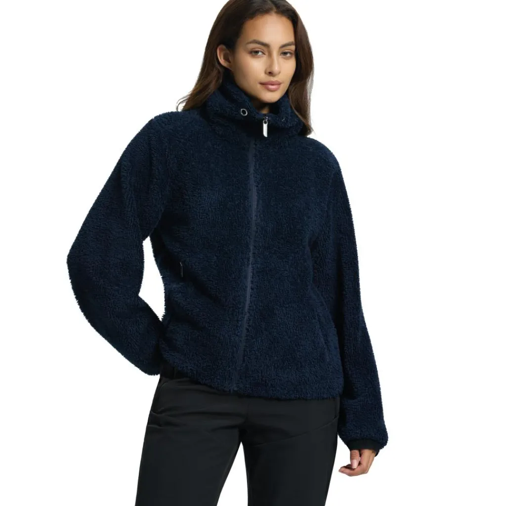 Ski Vesten|Wintersport-Luhta Iissalo fleece vest dames dark blue