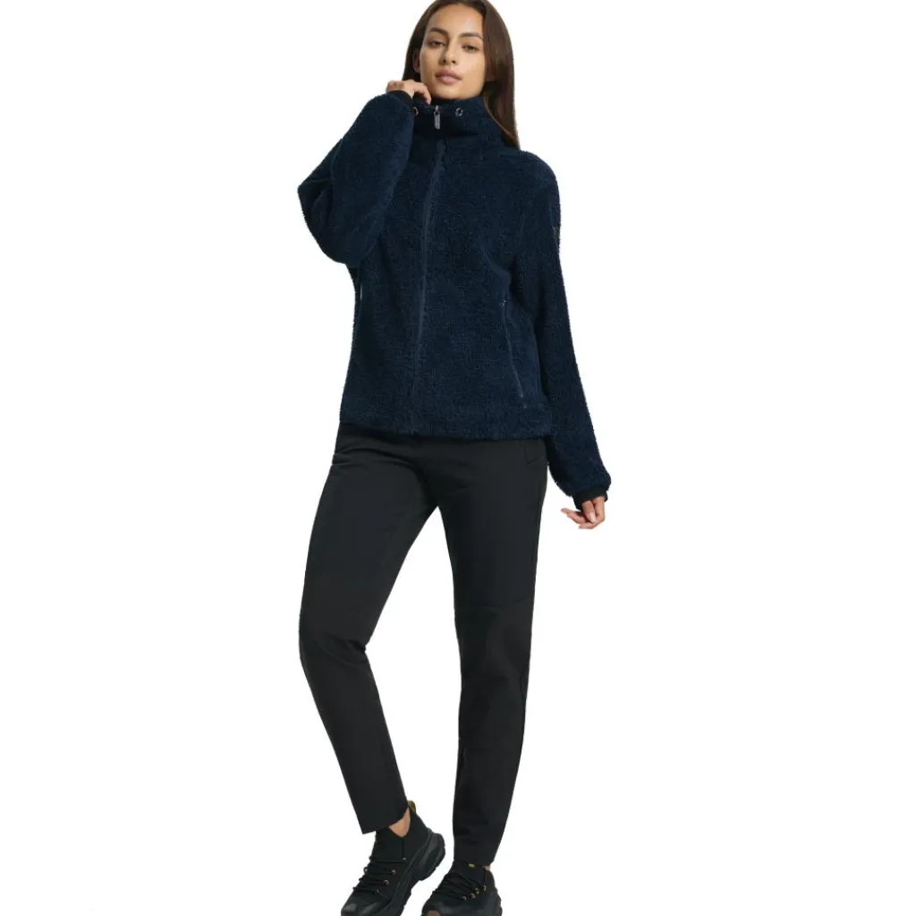 Ski Vesten|Wintersport-Luhta Iissalo fleece vest dames dark blue