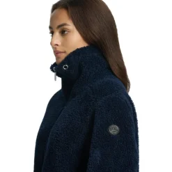 Ski Vesten|Wintersport-Luhta Iissalo fleece vest dames dark blue