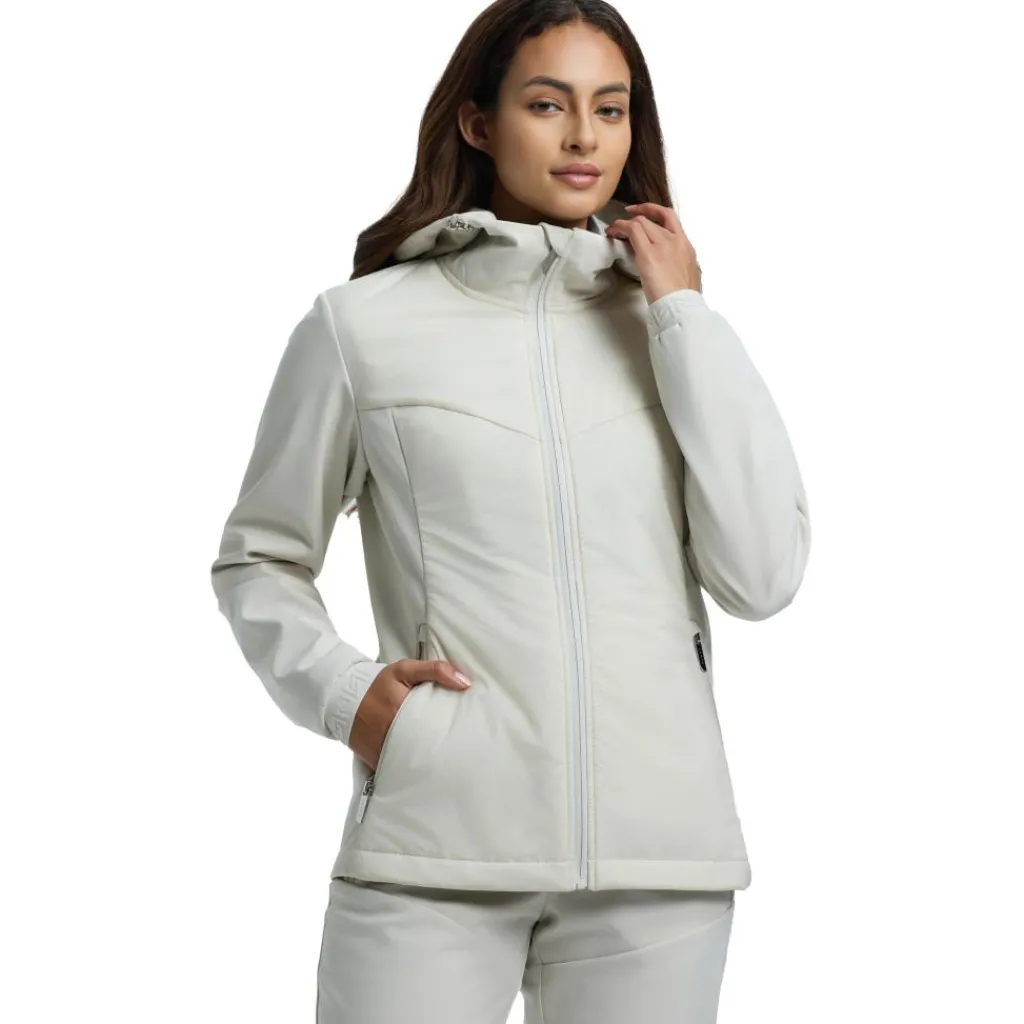 Luhta Iivaara softshell jas dames powder< Outdoor Jack