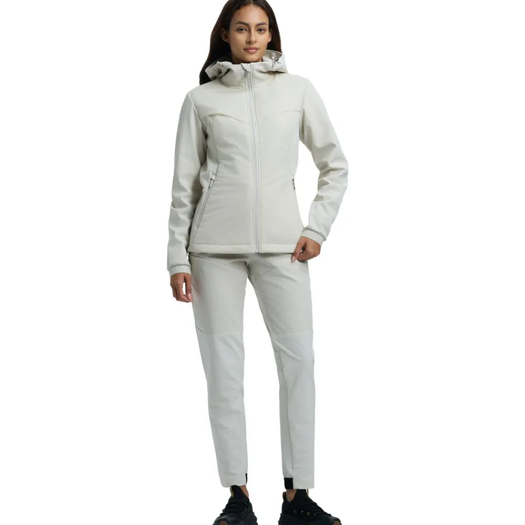 Luhta Iivaara softshell jas dames powder< Outdoor Jack