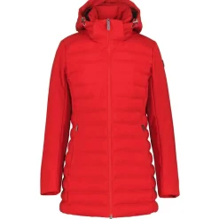Luhta Ilomantsi parka outdoor jack dames cranberry< Outdoor Jack