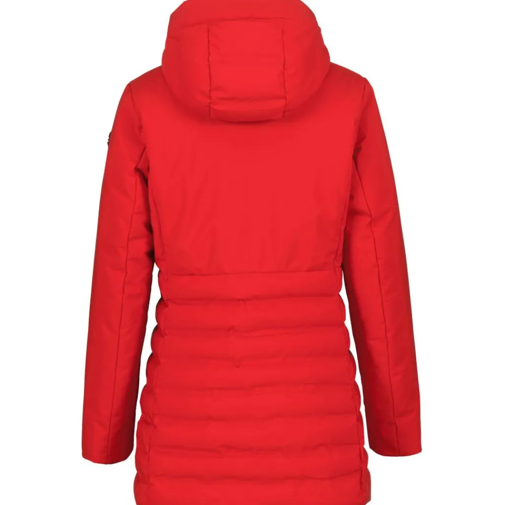 Luhta Ilomantsi parka outdoor jack dames cranberry< Outdoor Jack