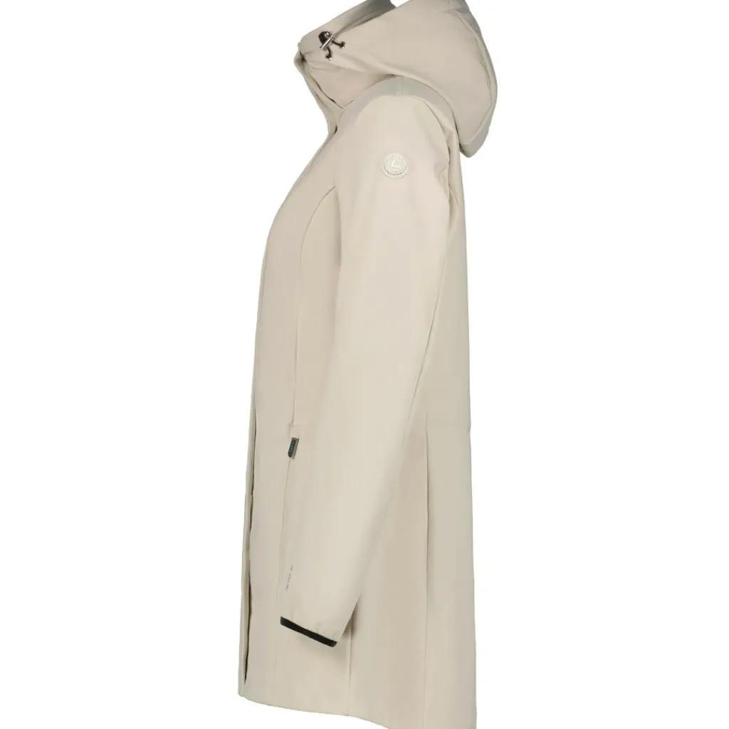 Luhta Iloniemi parka softshell jas dames powder< Outdoor Jack