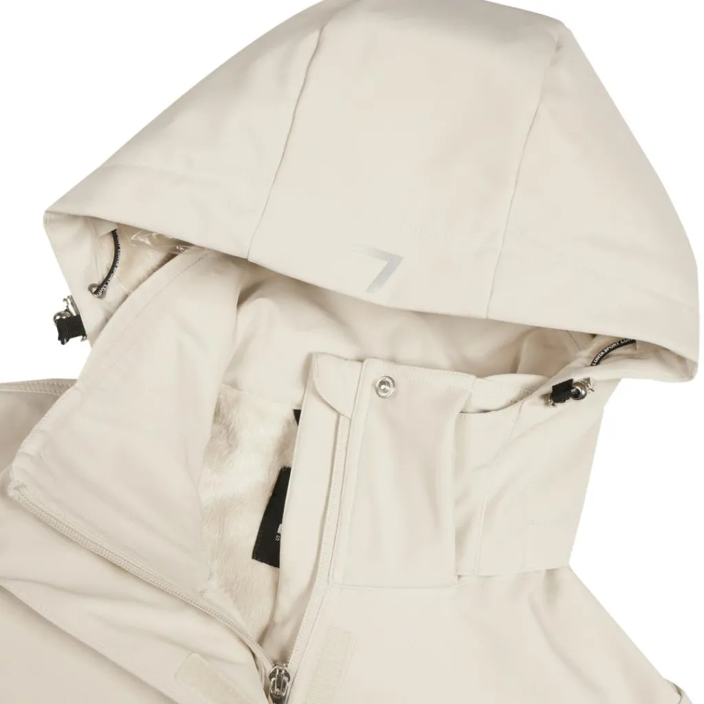 Luhta Iloniemi parka softshell jas dames powder< Outdoor Jack