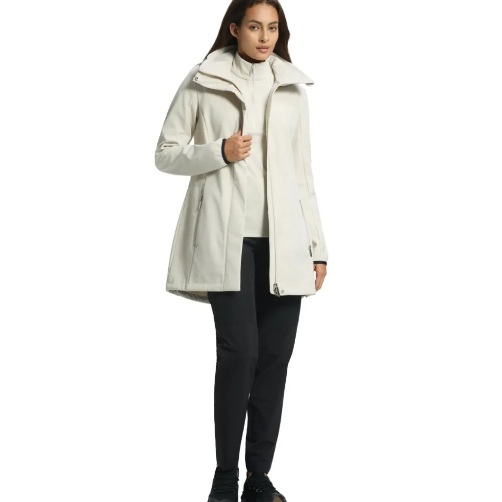 Luhta Iloniemi parka softshell jas dames powder< Outdoor Jack