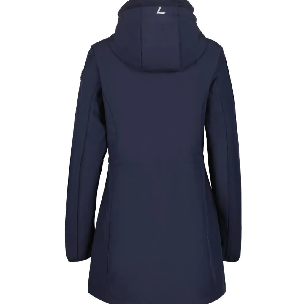Outdoor Jack-Luhta Iloniemi parka softshell jas dames dark blue