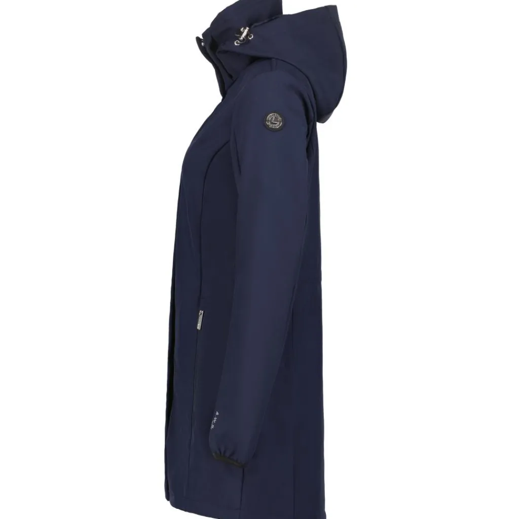 Outdoor Jack-Luhta Iloniemi parka softshell jas dames dark blue