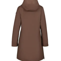 Luhta Iskola parka outdoor jack dames dark brown< Outdoor Jack