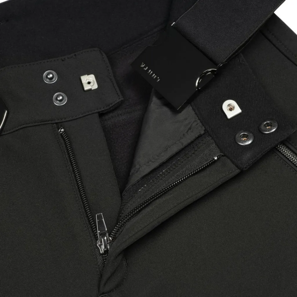 Skibroeken|Wintersport-Luhta Joentaus D plus size softshell skibroek dames black