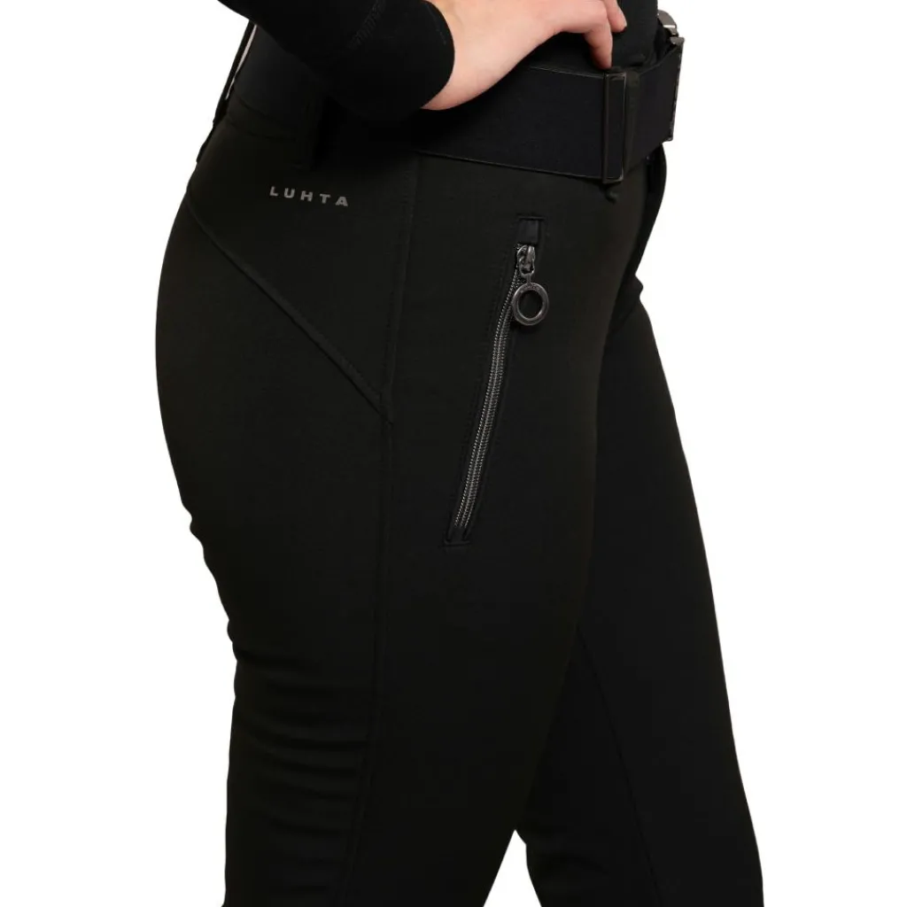 Luhta Joentaus softshell skibroek dames black< Skibroeken|Wintersport