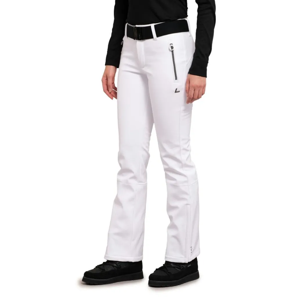 Luhta Joentaus softshell skibroek dames white< Skibroeken|Wintersport