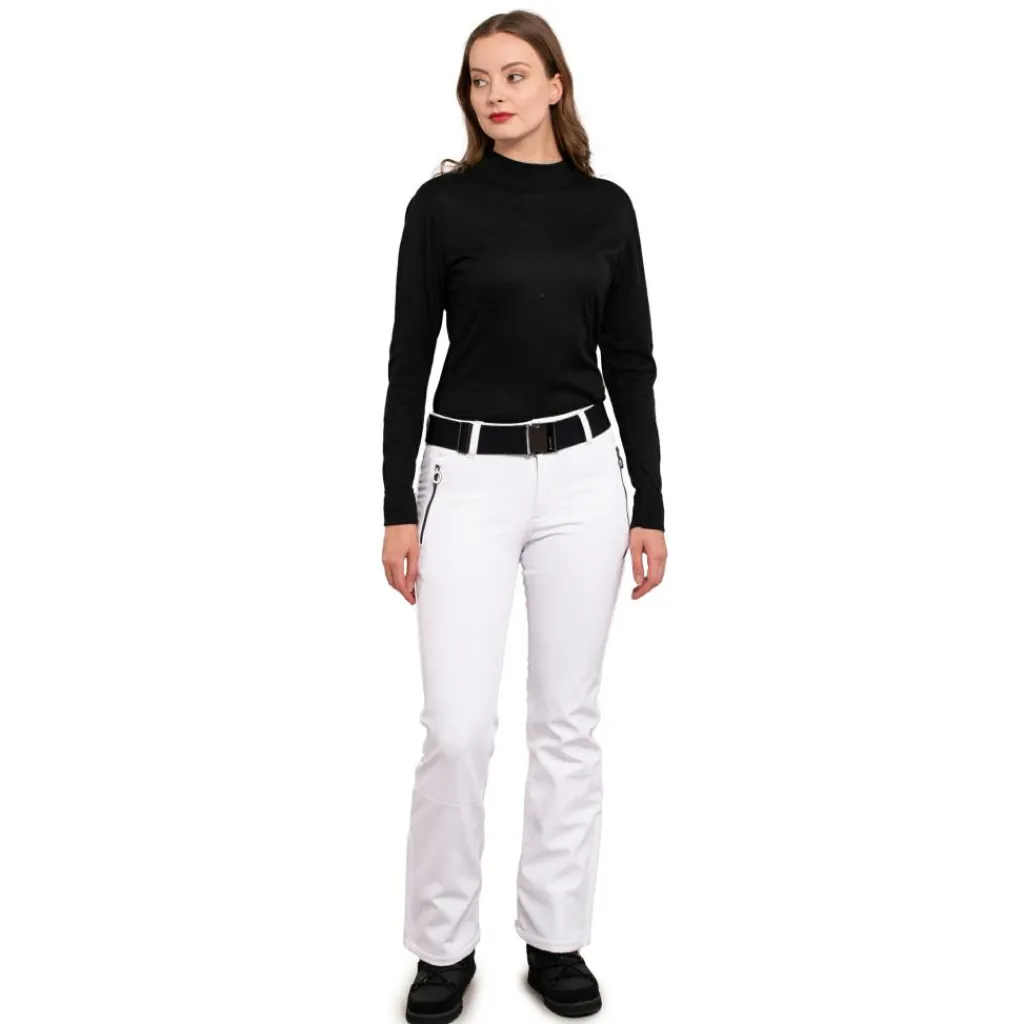 Luhta Joentaus softshell skibroek dames white< Skibroeken|Wintersport