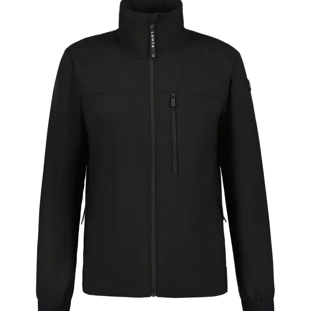 Luhta Kannus softshell jas heren black< Outdoor Jack