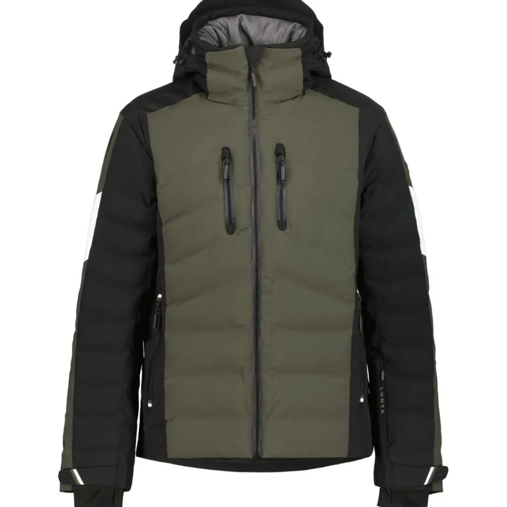 Luhta Kotakumpu winterjas heren brown black< Ski Jassen|Wintersport