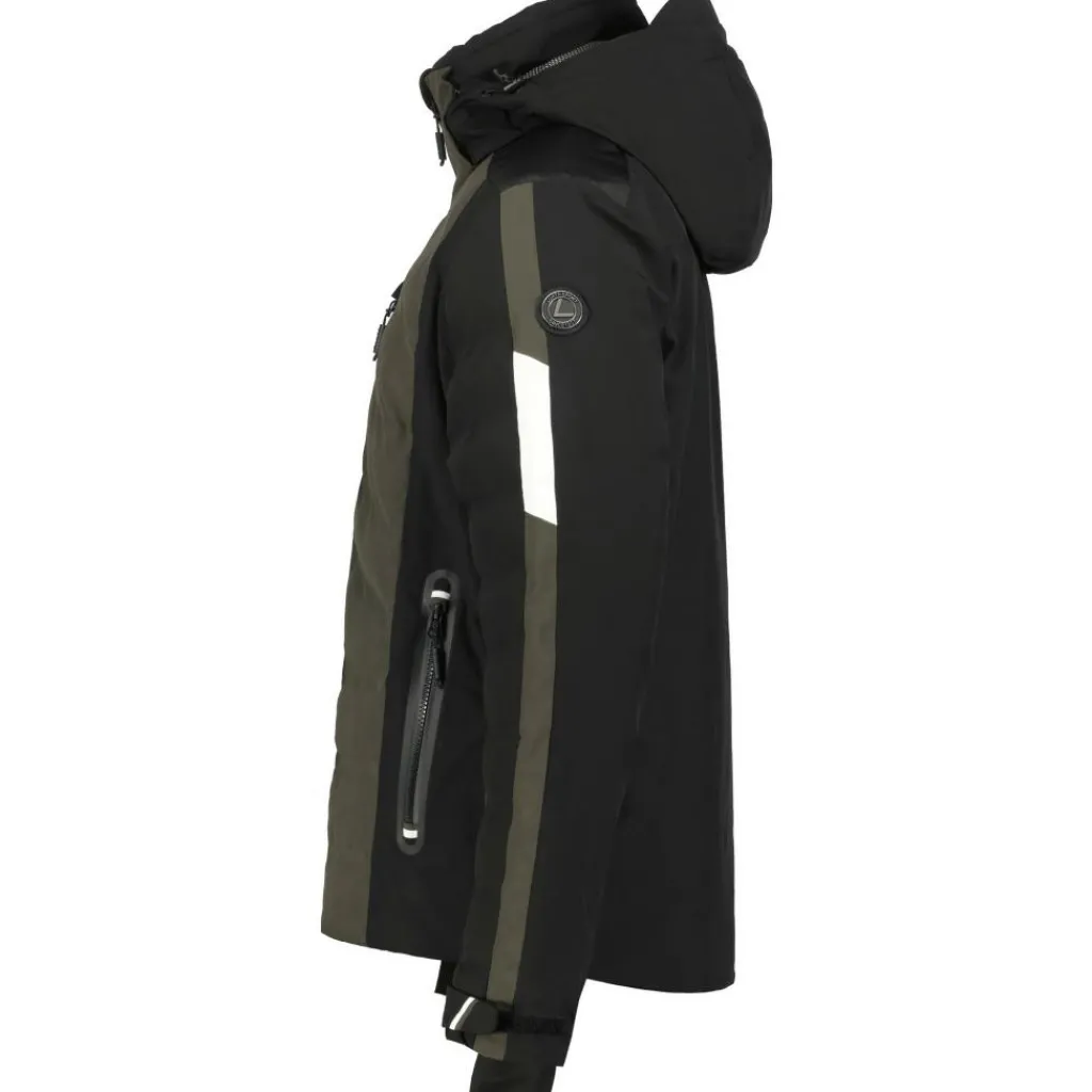 Luhta Kotakumpu winterjas heren brown black< Ski Jassen|Wintersport