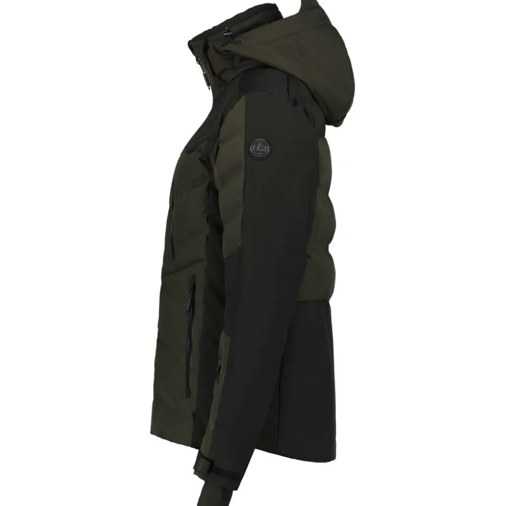 Luhta Kumputunturi winterjas heren brown black< Ski Jassen|Wintersport