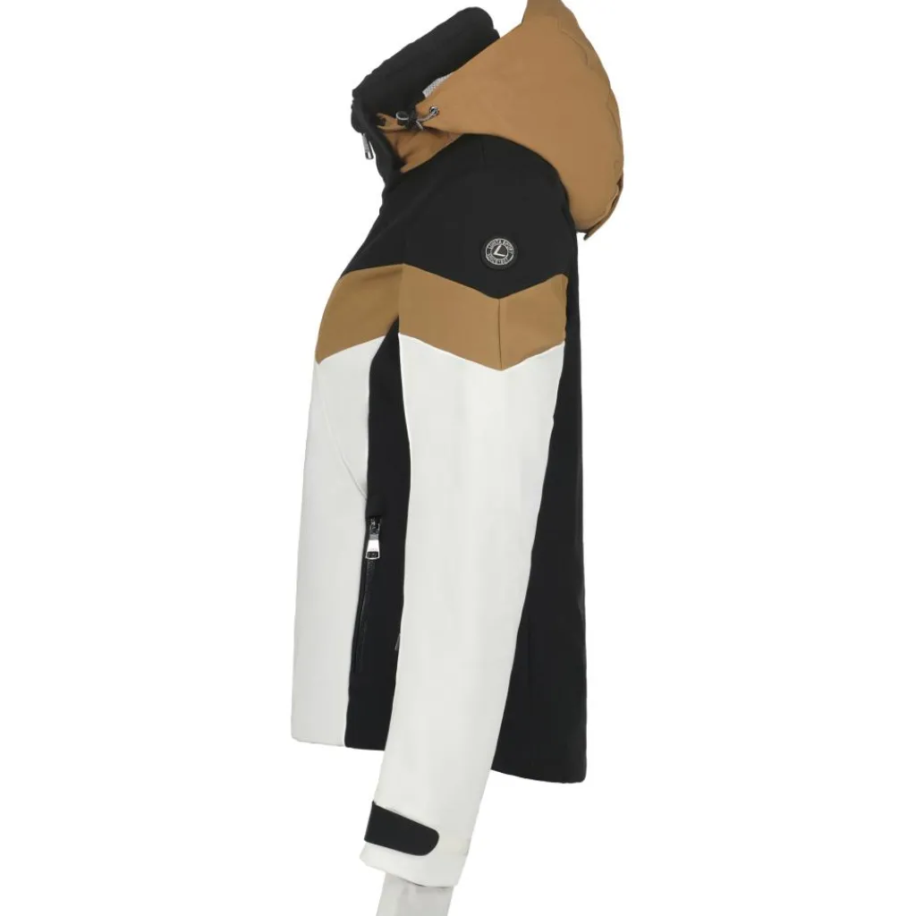 Luhta Leutsuvaara winterjas dames optic white< Ski Jassen|Wintersport