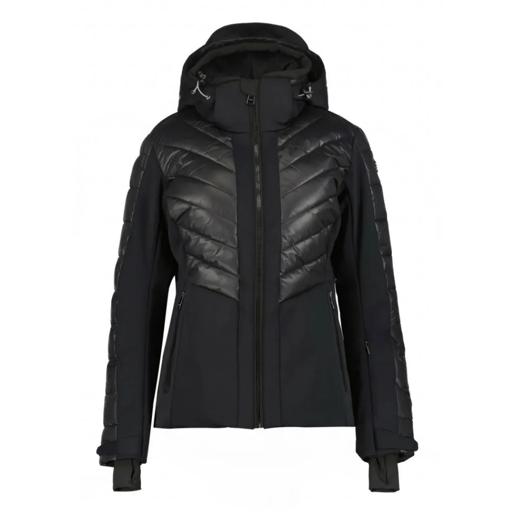 Ski Jassen|Wintersport-Luhta Mallatunturit softshell winterjas dames basic black