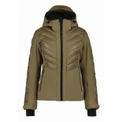 Luhta Mallatunturit softshell winterjas dames brown< Ski Jassen|Wintersport