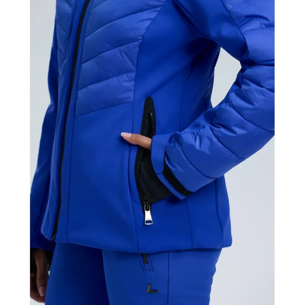 Ski Jassen|Wintersport-Luhta Mallatunturit softshell winterjas dames blue
