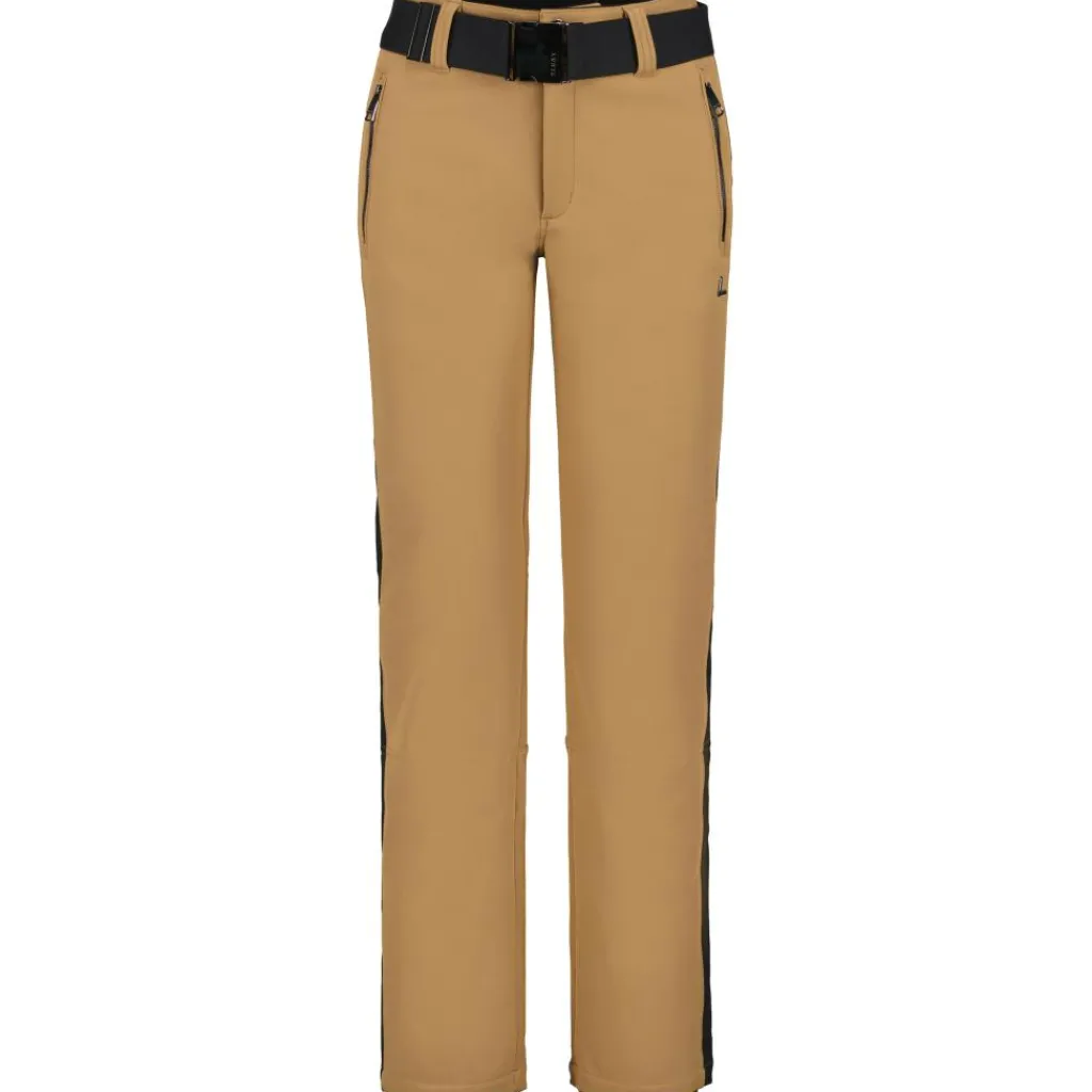 Skibroeken|Wintersport-Luhta Reututunturi softshell skibroek dames brown
