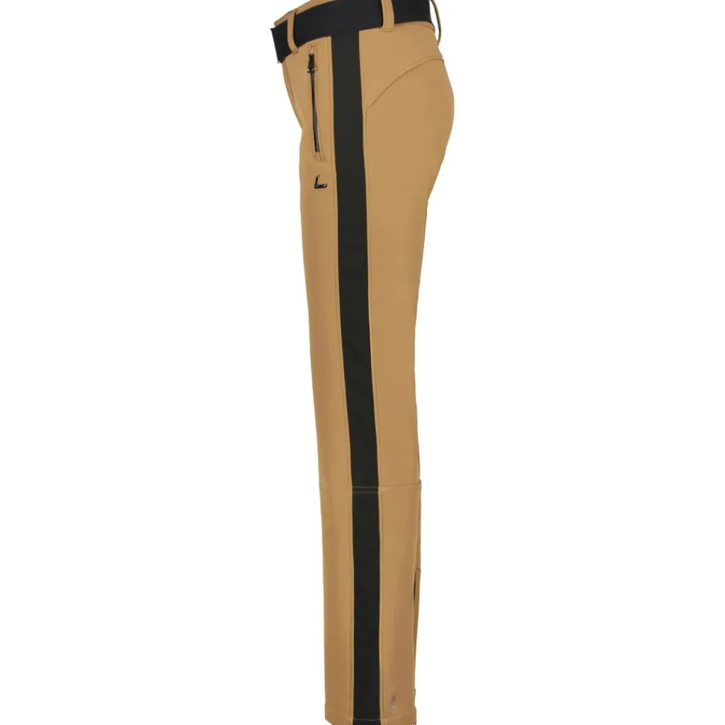 Skibroeken|Wintersport-Luhta Reututunturi softshell skibroek dames brown