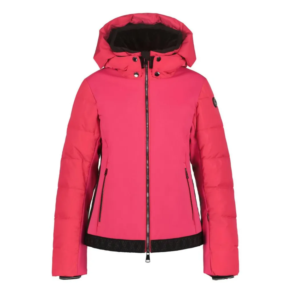 Luhta Salmivaara softshell winterjas dames raspberry< Ski Jassen|Wintersport