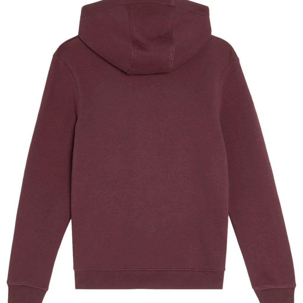 Lyle & Scott Brush Back Pullover hoodie junior burgundy< Truien & Vesten