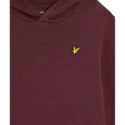Lyle & Scott Brush Back Pullover hoodie junior burgundy< Truien & Vesten
