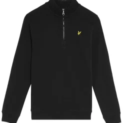 Truien & Vesten-Lyle & Scott Quarter Zip Pullover sweater junior jet black